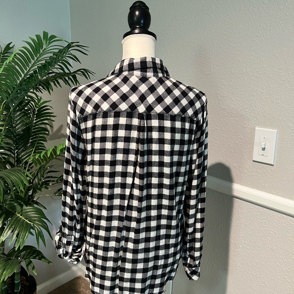 Stitch Fix Market & Spruce Buffalo Plaid Blouse - Picture 5 of 5